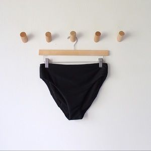 J C R E W • High-Cut Ribbed Bikini Bottom